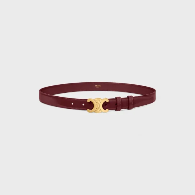 Ceinture Triomphe 25 mm en cuir Taurillon Ceinture Triomphe 25 mm en cuir Taurillon