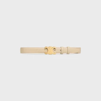 Ceinture Triomphe 25 mm en cuir Taurillon