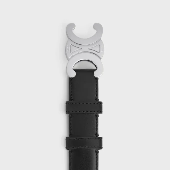 Ceinture Triomphe 25 mm en cuir Taurillon