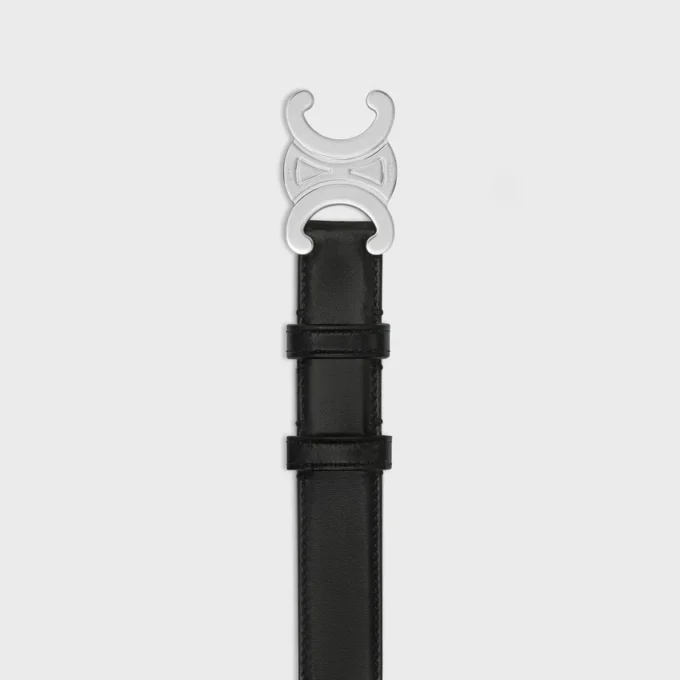 Ceinture Triomphe 25 mm en cuir Taurillon Ceinture Triomphe 25 mm en cuir Taurillon
