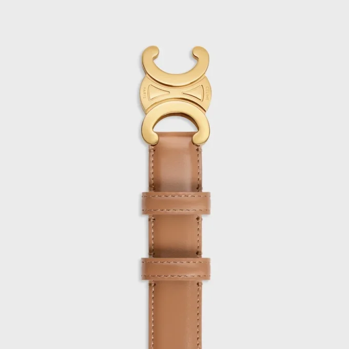Ceinture Triomphe 25 mm en cuir Taurillon Ceinture Triomphe 25 mm en cuir Taurillon