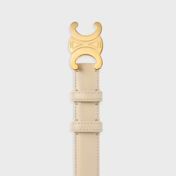 Ceinture Triomphe 25 mm en cuir Taurillon Ceinture Triomphe 25 mm en cuir Taurillon