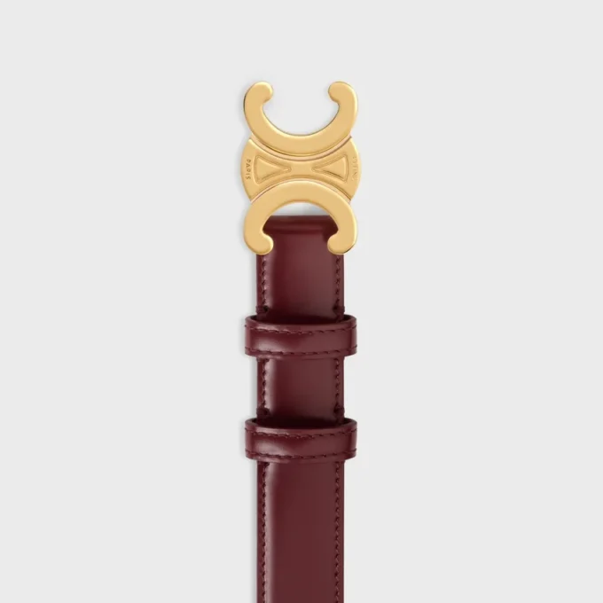 Ceinture Triomphe 25 mm en cuir Taurillon Ceinture Triomphe 25 mm en cuir Taurillon