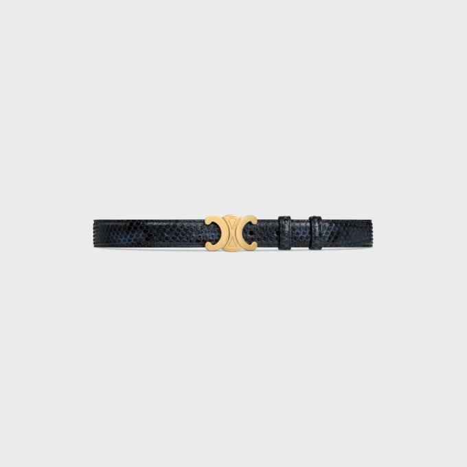Ceinture Triomphe 25 mm en python Ceinture Triomphe 25 mm en python