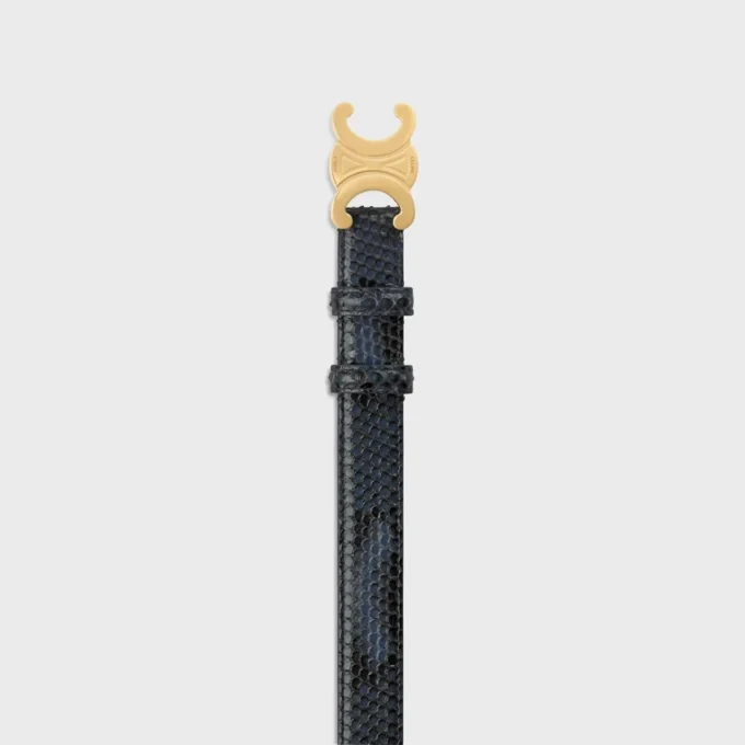 Ceinture Triomphe 25 mm en python Ceinture Triomphe 25 mm en python