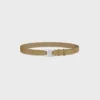 Ceinture Triomphe 30 mm en cuir de veau suédé