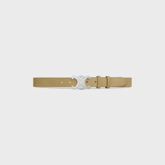 Ceinture Triomphe 30 mm en cuir de veau suédé