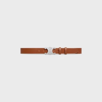 Ceinture Triomphe 30 mm en cuir de veau vintage