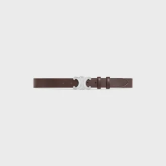Ceinture Triomphe 30 mm en cuir de veau vintage