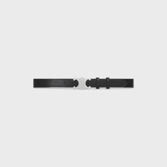 Ceinture Triomphe 30 mm en cuir de veau vintage
