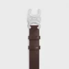 Ceinture Triomphe 30 mm en cuir de veau vintage