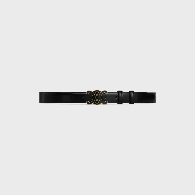 Ceinture Triomphe moyenne 25 mm en cuir Taurillon Ceinture Triomphe moyenne 25 mm en cuir Taurillon