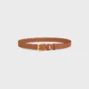 Ceinture Vivienne 25 mm en cuir de veau naturel Ceinture Vivienne 25 mm en cuir de veau naturel