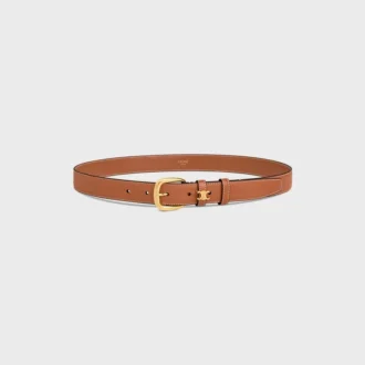Ceinture Vivienne 25 mm en cuir de veau naturel