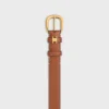 Ceinture Vivienne 25 mm en cuir de veau naturel Ceinture Vivienne 25 mm en cuir de veau naturel