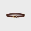 Ceinture Vivienne 25 mm en cuir Taurillon Ceinture Vivienne 25 mm en cuir Taurillon