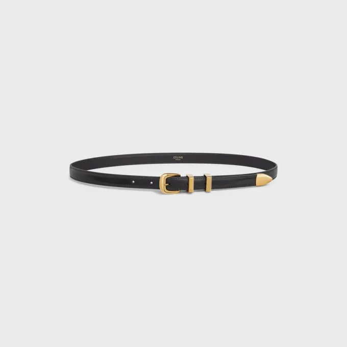Ceinture western 18 mm en cuir Taurillon Ceinture western 18 mm en cuir Taurillon