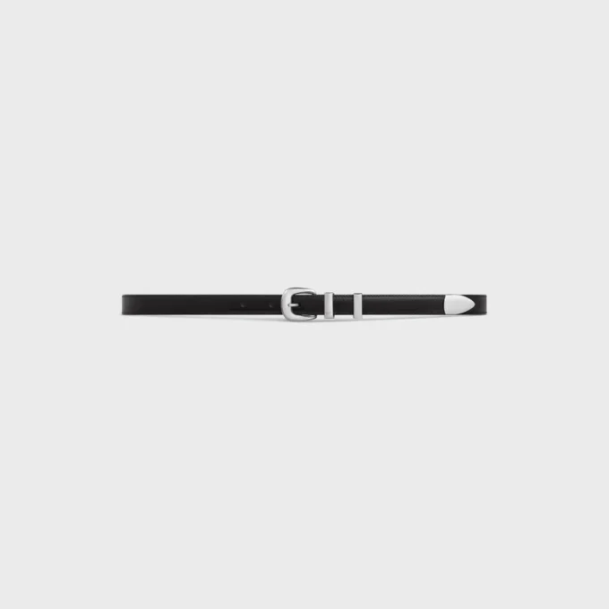 Ceinture western 18 mm en cuir Taurillon Ceinture western 18 mm en cuir Taurillon