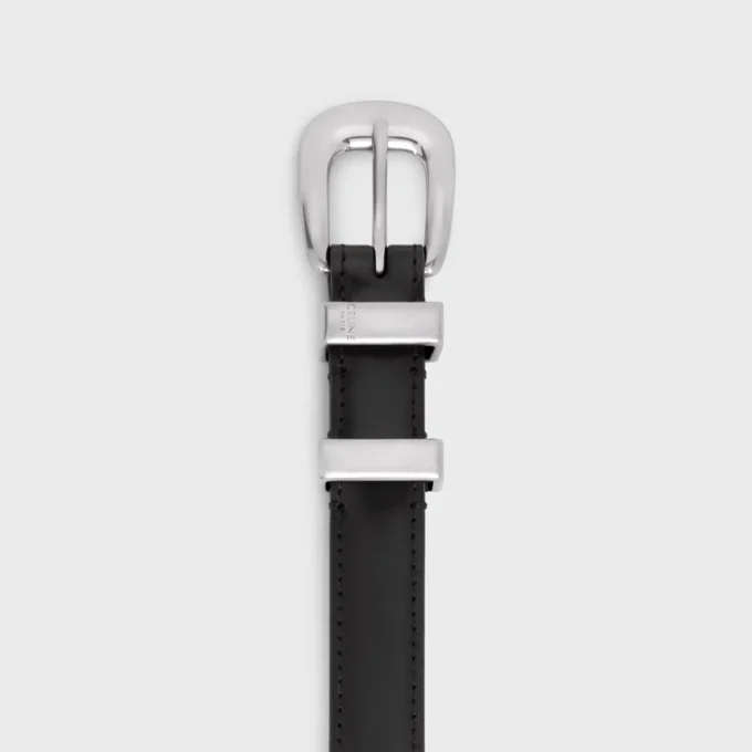 Ceinture western 18 mm en cuir Taurillon Ceinture western 18 mm en cuir Taurillon