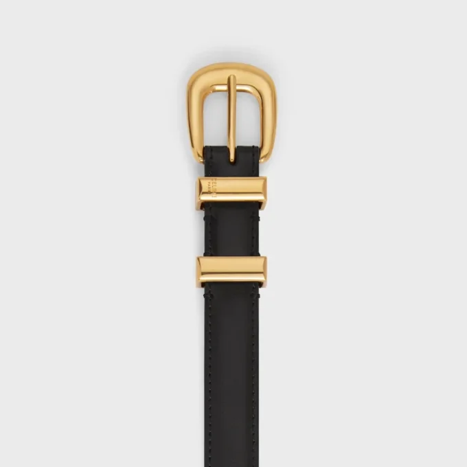 Ceinture western 18 mm en cuir Taurillon Ceinture western 18 mm en cuir Taurillon