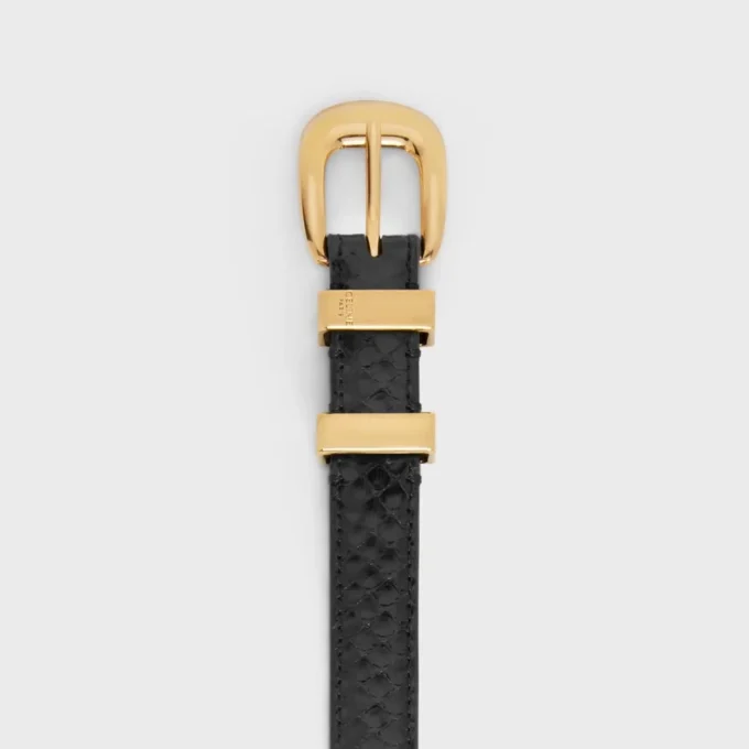 Ceinture western 18 mm en python Ceinture western 18 mm en python