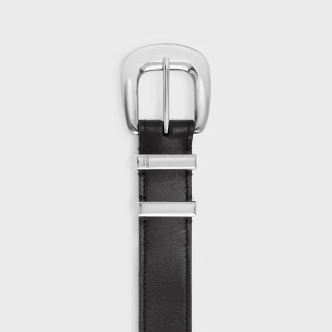 Ceinture western 25 mm en cuir de veau vintage Ceinture western 25 mm en cuir de veau vintage
