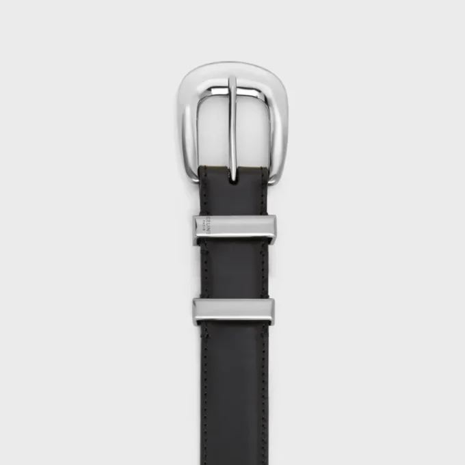 Ceinture western 25 mm en cuir Taurillon Ceinture western 25 mm en cuir Taurillon