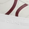 CELINE – Baskets à talons carrés avec motif Triomphe à l&rsquo;arrière et semelle compensée en cuir de veau