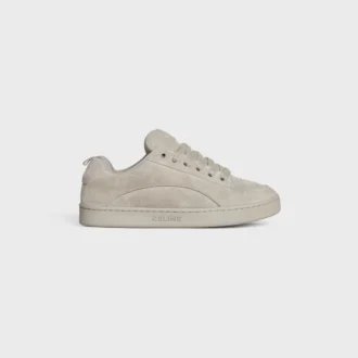 CELINE Huntington – Baskets basses en cuir de veau suédé et mesh