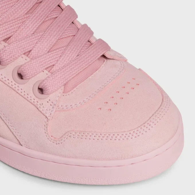 CELINE Huntington – Baskets basses en cuir de veau suédé et mesh