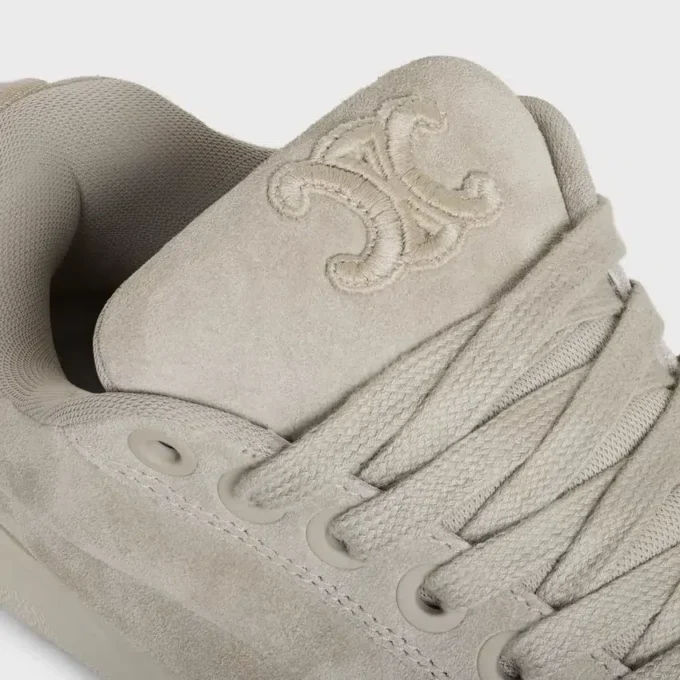 CELINE Huntington – Baskets basses en cuir de veau suédé et mesh