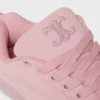 CELINE Huntington – Baskets basses en cuir de veau suédé et mesh