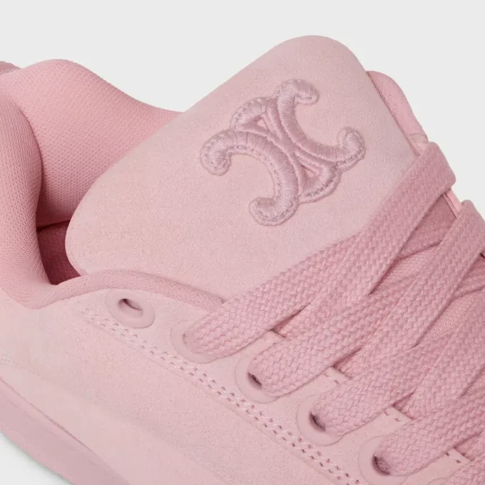 CELINE Huntington – Baskets basses en cuir de veau suédé et mesh