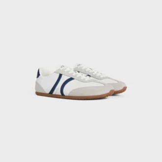 CELINE Jogger – Baskets à lacets basses en cuir de veau et daim CELINE Jogger – Baskets à lacets basses en cuir de veau et daim