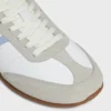 CELINE Jogger – Baskets à lacets basses en cuir de veau et daim de veau