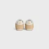 CELINE Jogger – Baskets à lacets basses en cuir de veau suédé et cuir de veau