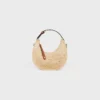 Celine Lulu pour Teen en raphia et cuir de veau naturel Celine Lulu pour Teen en raphia et cuir de veau naturel
