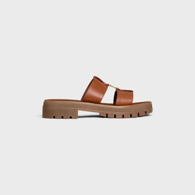 CELINE – Mules Clea en cuir de veau