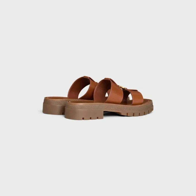 CELINE – Mules Clea en cuir de veau