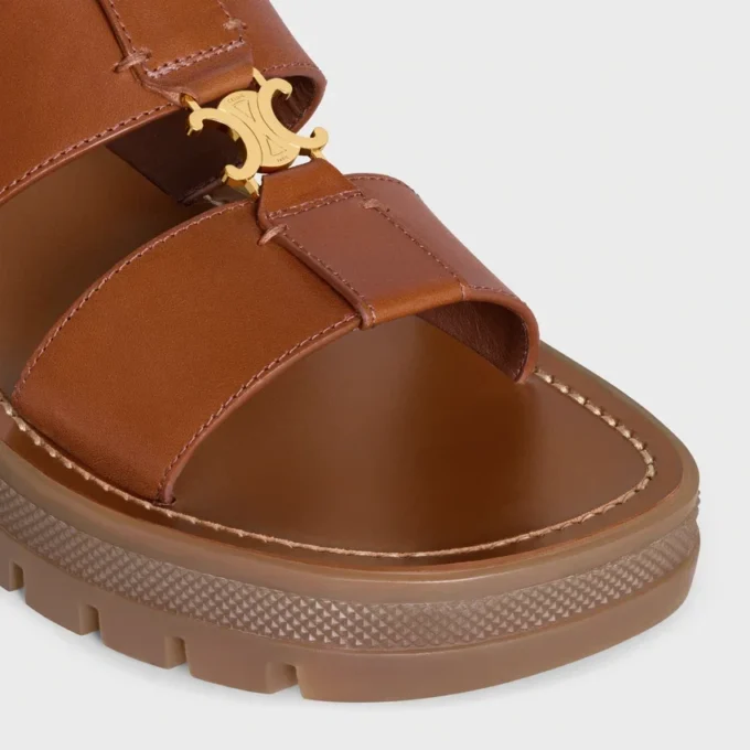 CELINE – Mules Clea en cuir de veau