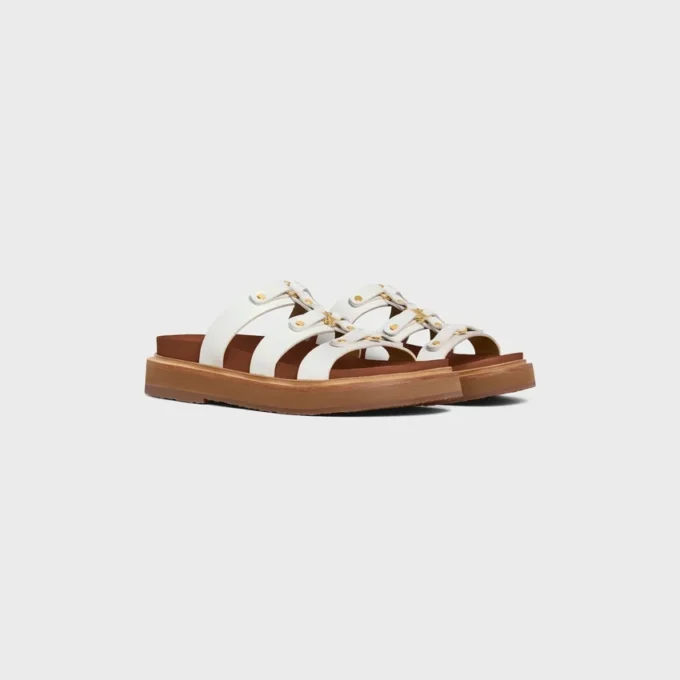 CELINE – Mules Tippi en cuir de veau