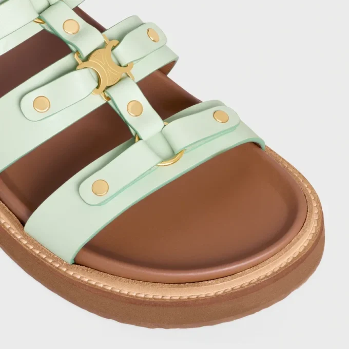 CELINE – Mules Tippi en cuir de veau