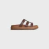 CELINE – Mules Tippi en cuir de veau – Tannage végétal