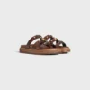 CELINE – Mules Tippi en cuir de veau – Tannage végétal