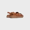 CELINE – Sandales Tippi Triomphe en cuir de veau