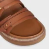 CELINE – Sandales Tippi Triomphe en cuir de veau