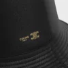 Chapeau bob en cuir d&rsquo;agneau souple