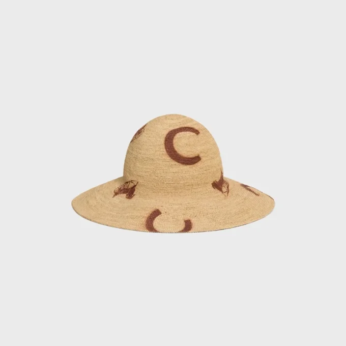 Chapeau en raphia