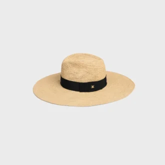 Chapeau à large bord Triomphe en raphia