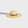 Chapeau à ruban en paille